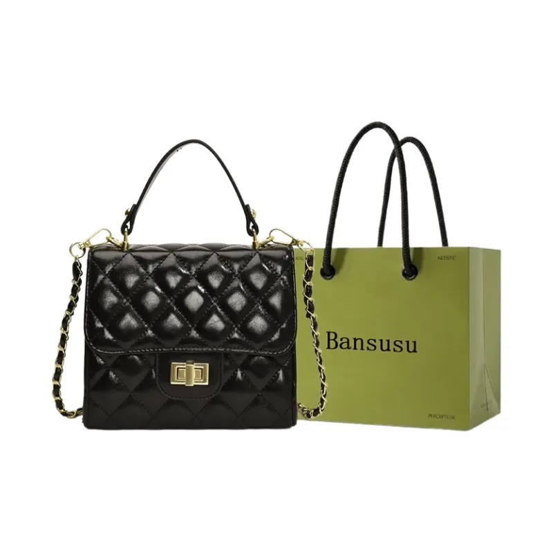 Bansusu PU Shoulder Bag, Crossbody Bag, Handbag Women's Silver/White/Red/Black-12