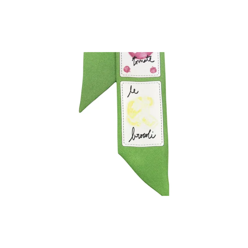 LONGCHAMP Jacquard Hair Scarf-2