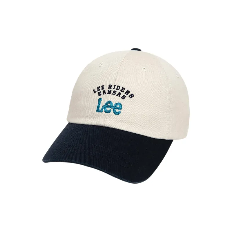 Lee Cotton Fabric Baseball Caps Unisex White-0