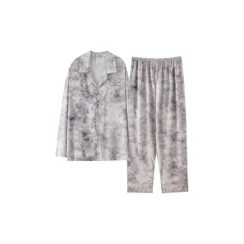 Qin Jing Pajama Set Unisex Gray