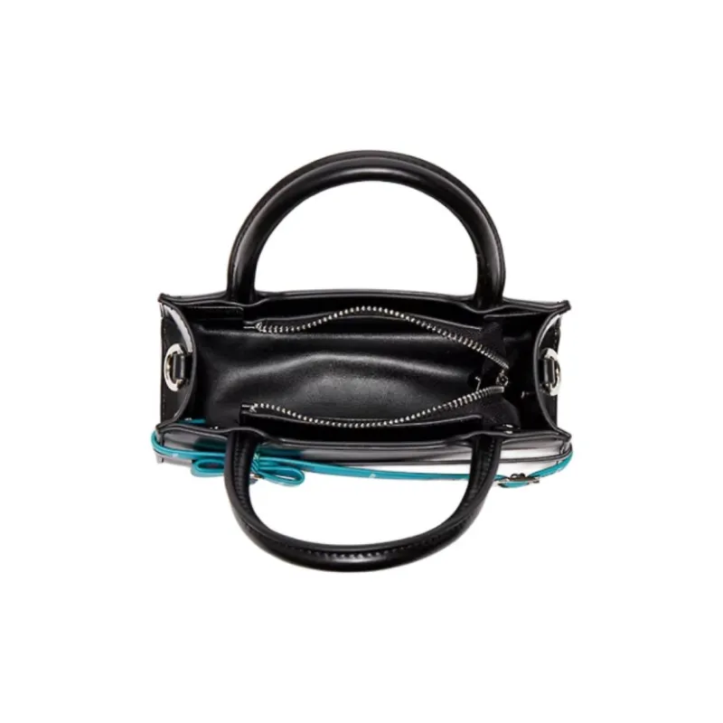 Three Blessings PU One Shoulder Handbag Medium Size Women's Multicolor-13