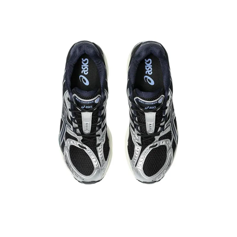 Asics GEL Nimbus 10.1 Cushioned Slip Resistant Abrasion Resistant Low Top Running Shoes Unisex Silver Black-3