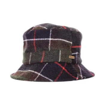 BARBOUR Polyester Wool Acrylic Polyamide Cotton Bucket Hats Women's Brown