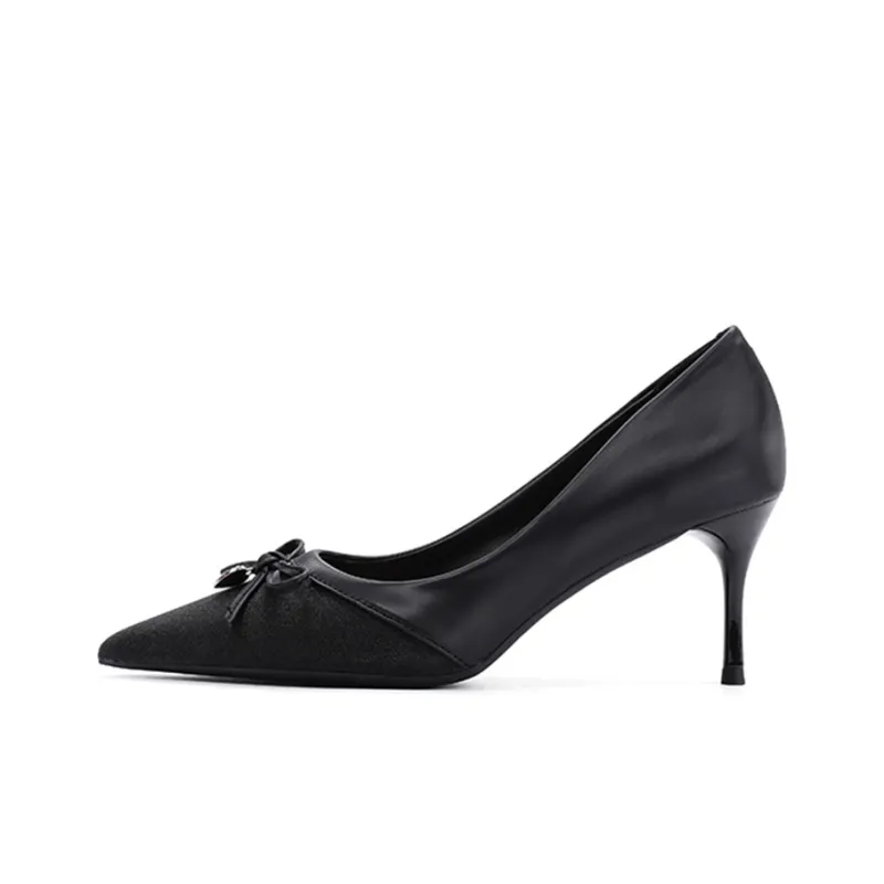 Ainer cat High Heels Women's Silver-8