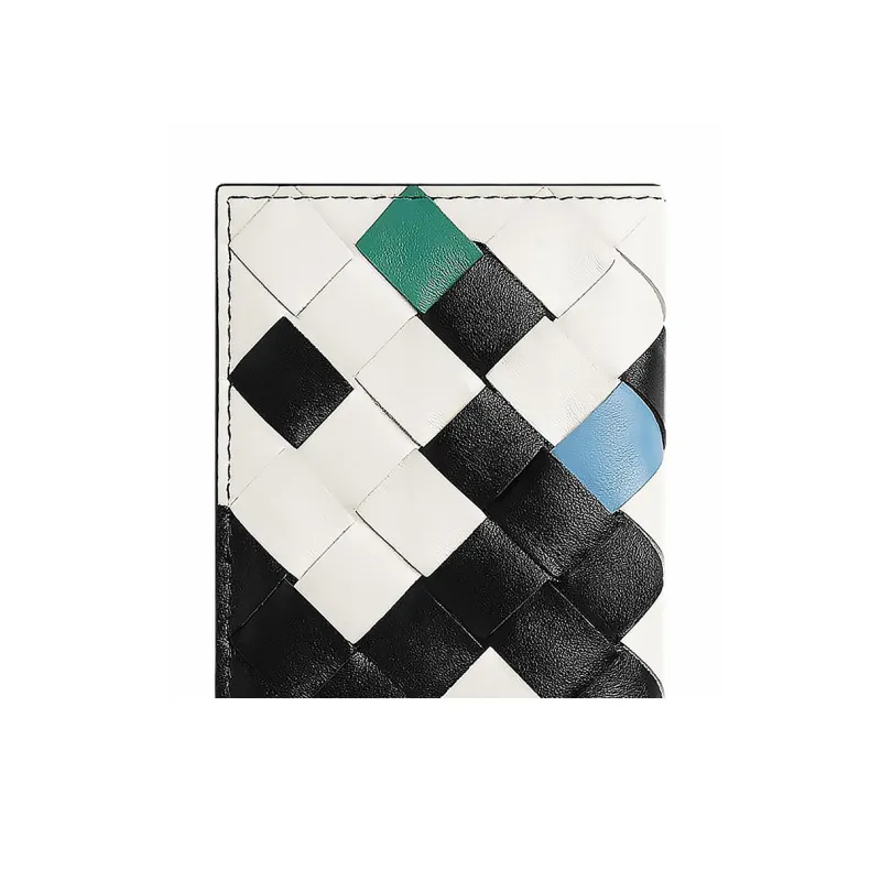 Bottega Veneta Calfskin Wallet, Card Holder Men's Multicolor-4
