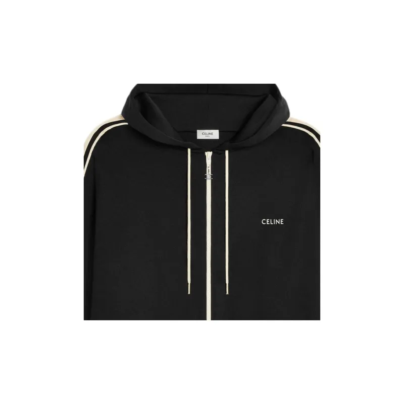 CELINE Tracksuit Jacket In Double Face Jersey-2