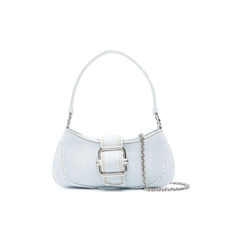 OSOI Small Brocle Denim Shoulder Bag-0