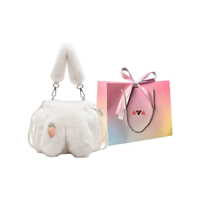 Yalu Plush One Shoulder Handbag Regular Women's Multicolor-0