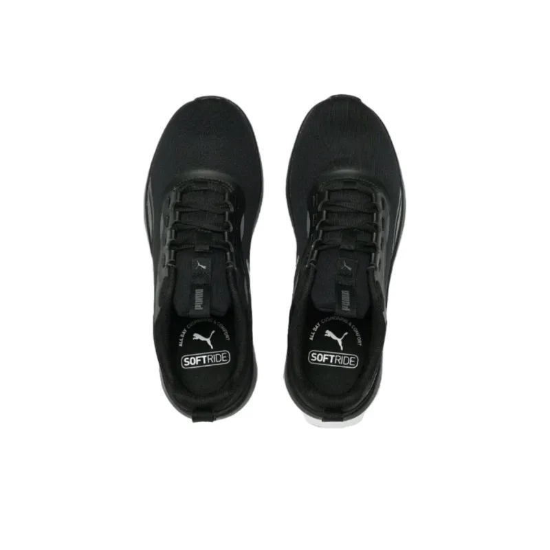 PUMA Anti Slip Wear Resistant Low Top Casual Running Shoes Women's Black-3