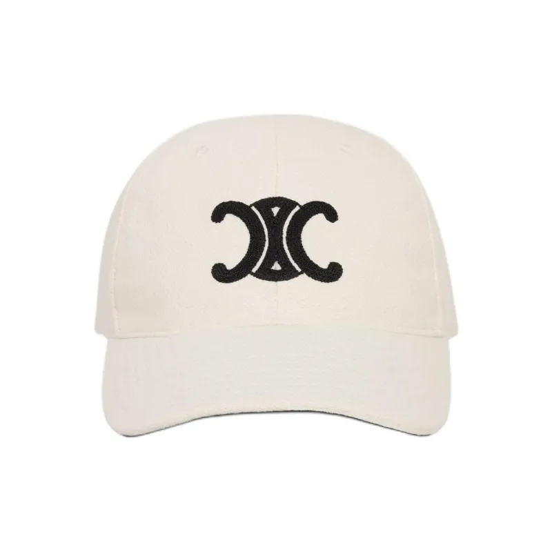 CELINE Triomphe Baseball Cap In Wool-0