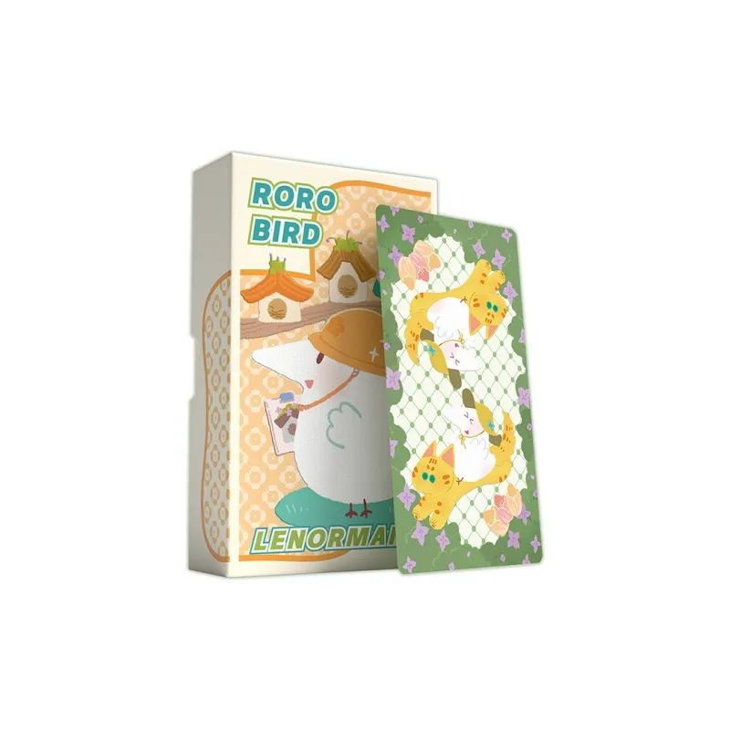 WohStudios Linoman Flesh RoRo Bird Renman Card, Cute Style Board Games-1