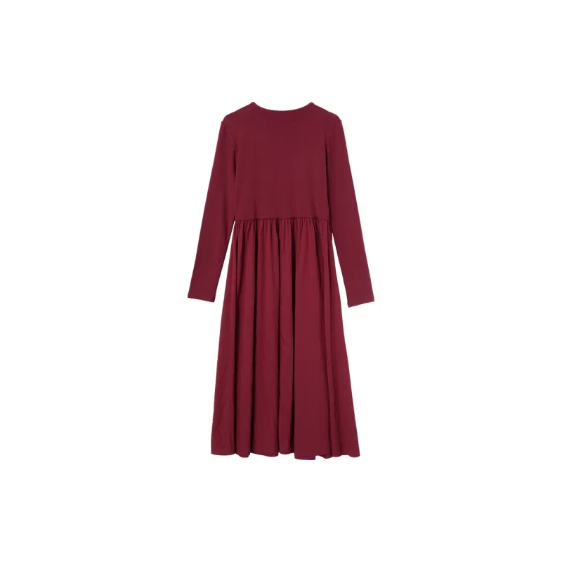WESTLINK Long Sleeved Dresses Women's Red-1