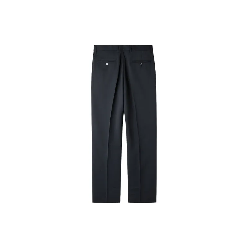 HLA Suit Trouser Men's Navy Blue Pattern-1