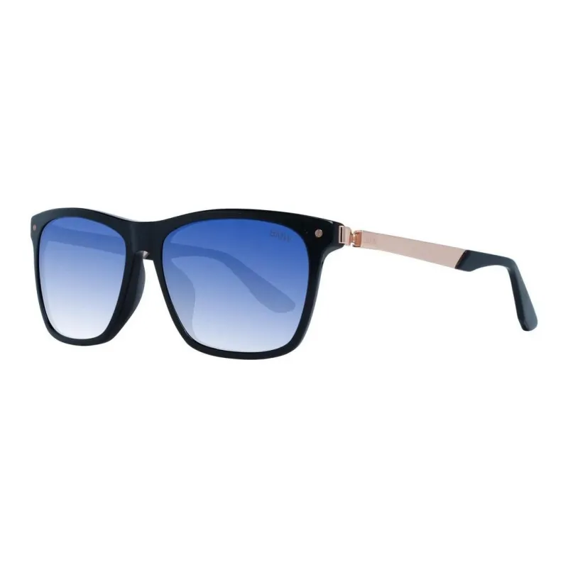 BMW Plastic Metal Square Sunglasses Unisex Black-0
