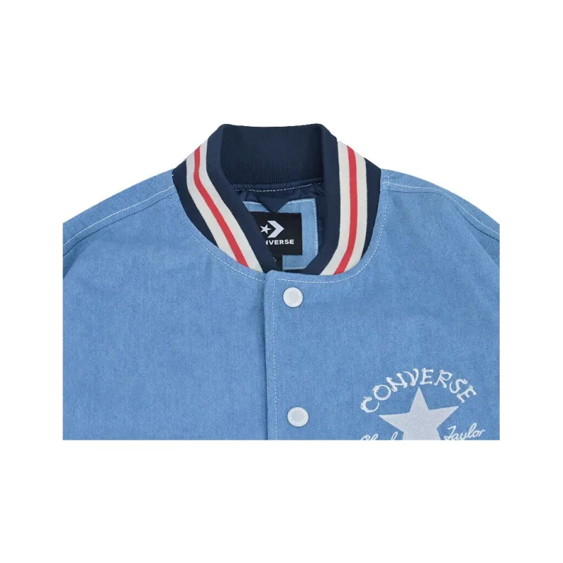 Converse FW23 Puffer Jacket Unisex Blue-4