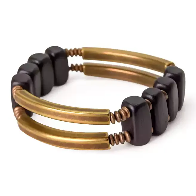 MUXIANG Wooden Bracelets Unisex-0