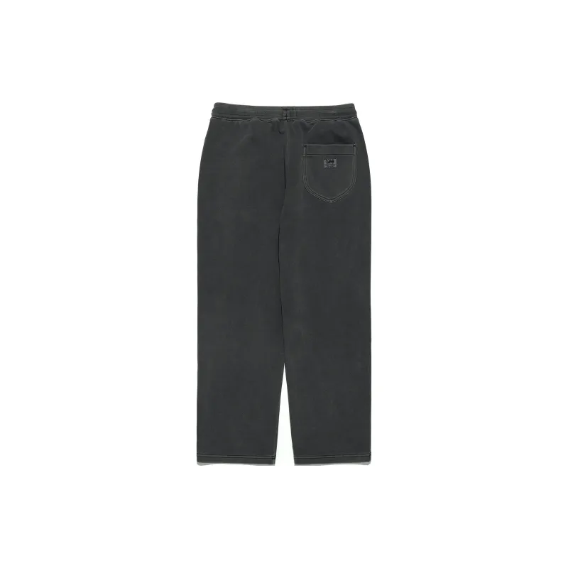 Lee Knitted Sweatpants Unisex Charcoal Gray-1
