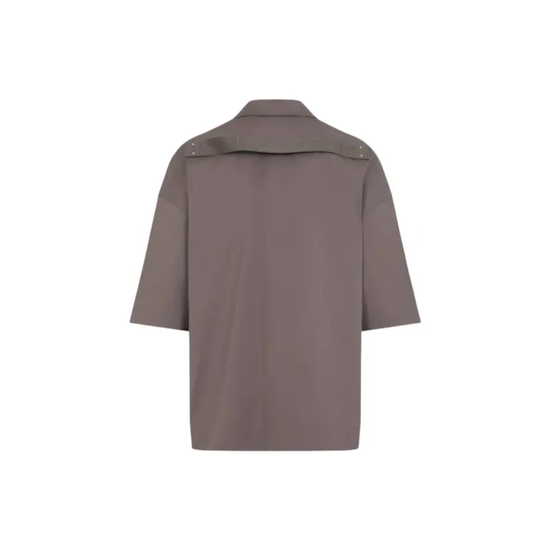 RICK OWENS Magnum Tommy Short Sleeved Shirt-1