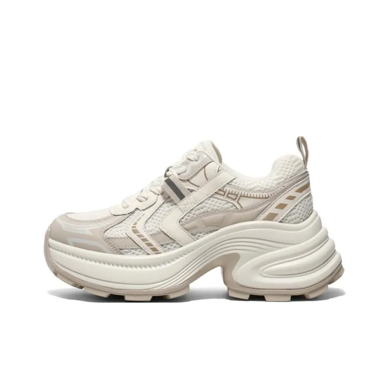 BELLE Abrasion Resistant Low Top Chunky Sneakers Women's-0