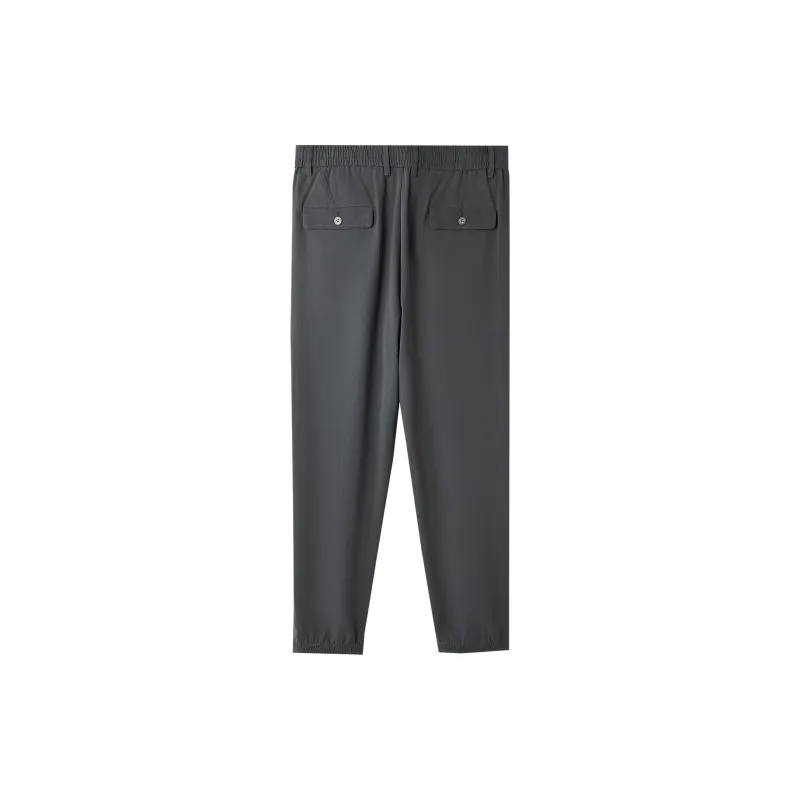 HLA Casual Pants Men Medium Gray H5-1