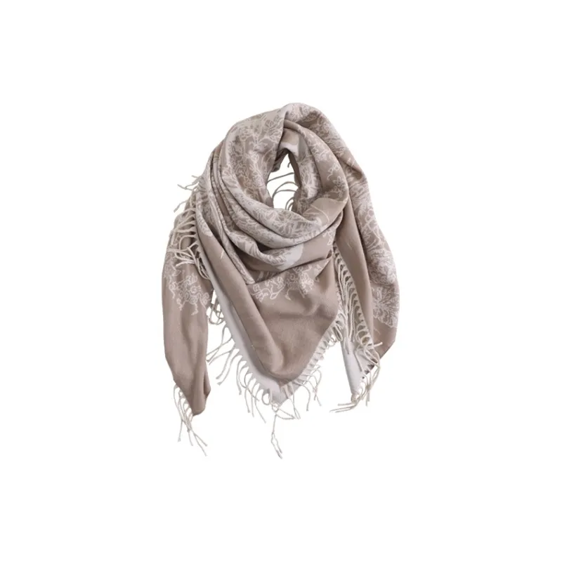 Lagur Faux Cashmere Knit Scarves Women's-2