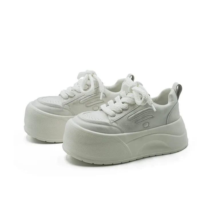 Little Sue Low Top Skateboard Shoes Women's White-1