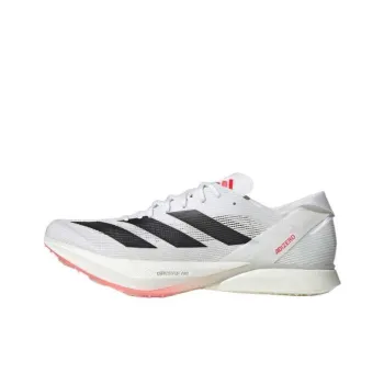 Adidas Adizero Avanti Slip Resistant Low Top Running Shoes Unisex White