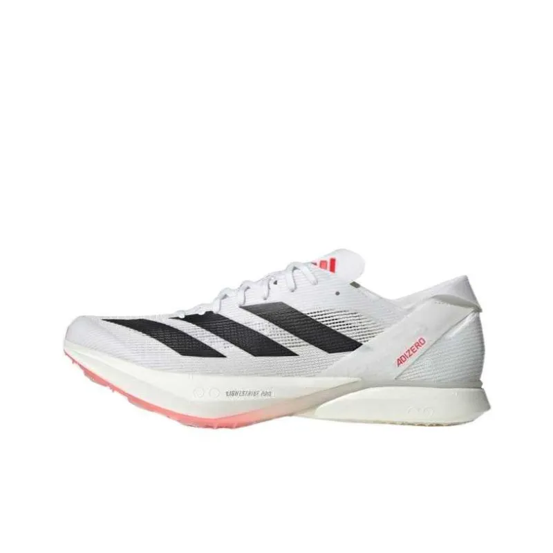 Adidas Adizero Avanti Slip Resistant Low Top Running Shoes Unisex White-0