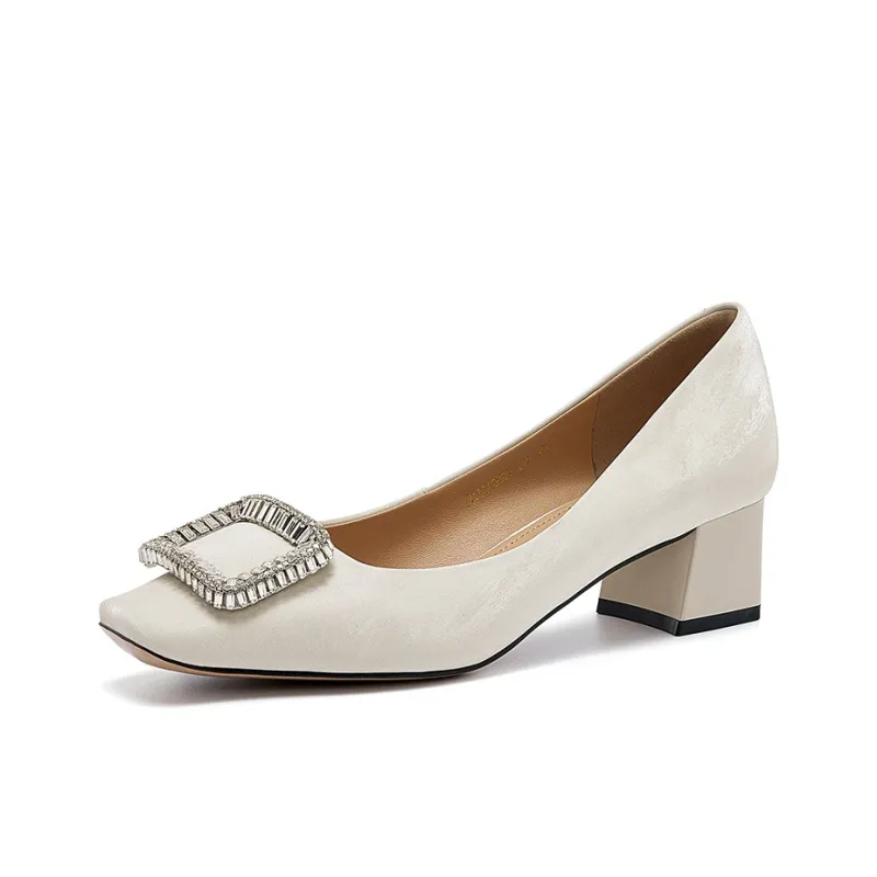 ELLE High Heels Women's Black/Ecru-0