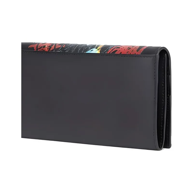 FENDI Cow Leather Wallet Men's Black/Multicolor-3