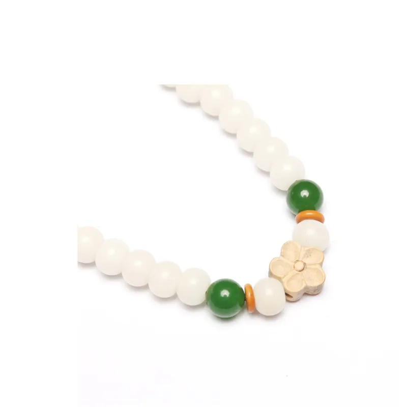 LINKY Laboratory White Jade Bodhi Bracelets Unisex-3