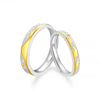 Chongqing Gold Store S925 Silver Rings Unisex
