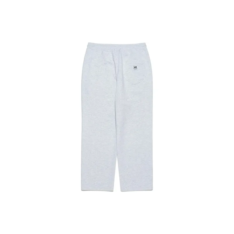 Lee Knitted Sweatpants Unisex Gray-1