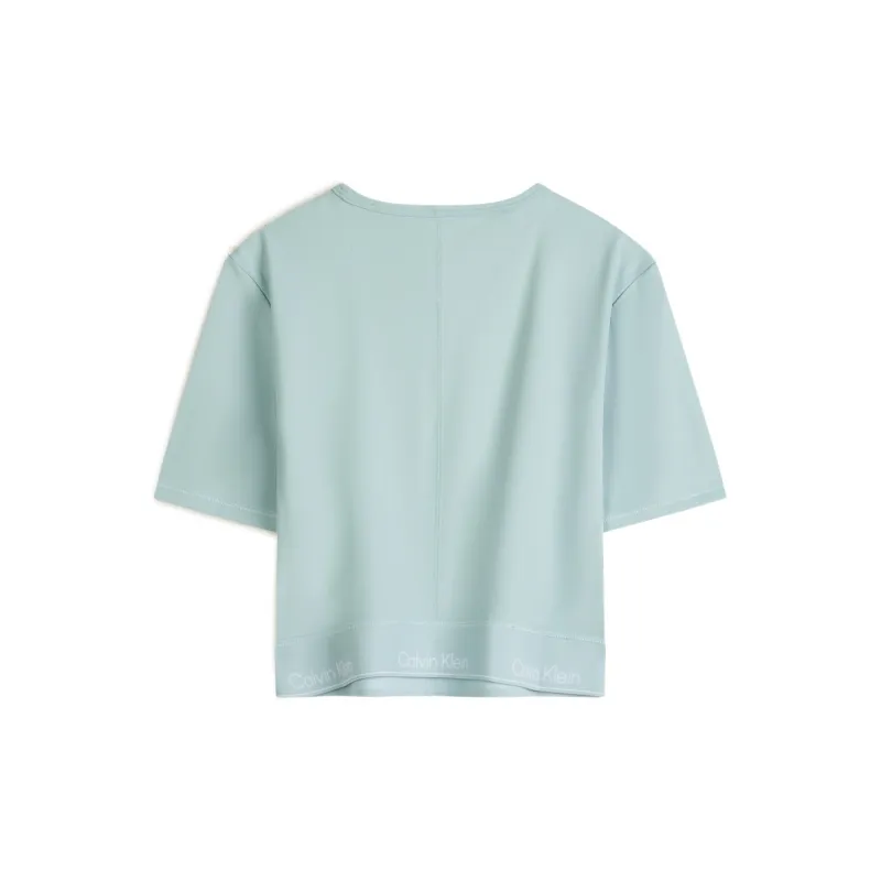 Calvin Klein Logo waistband Crop Top-1