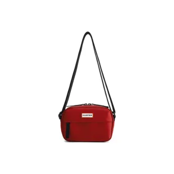 HUNTER Polyester Shoulder Bag Mini Unisex Military Red