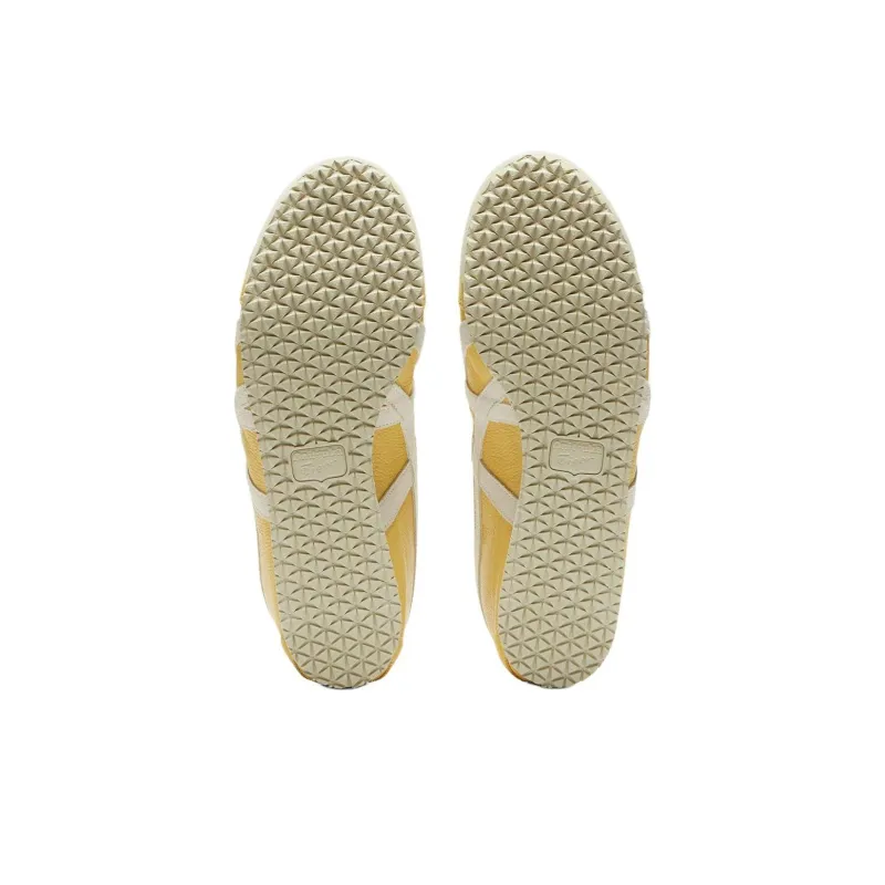 Onitsuka Tiger MEXICO 66 Anti Slip Wear Resistant Low Top Casual Shoes Men's Beige Yellow-4