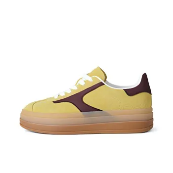 TOOMANYSHOES Creamy Custard Low Top Skateboard Shoes Women's