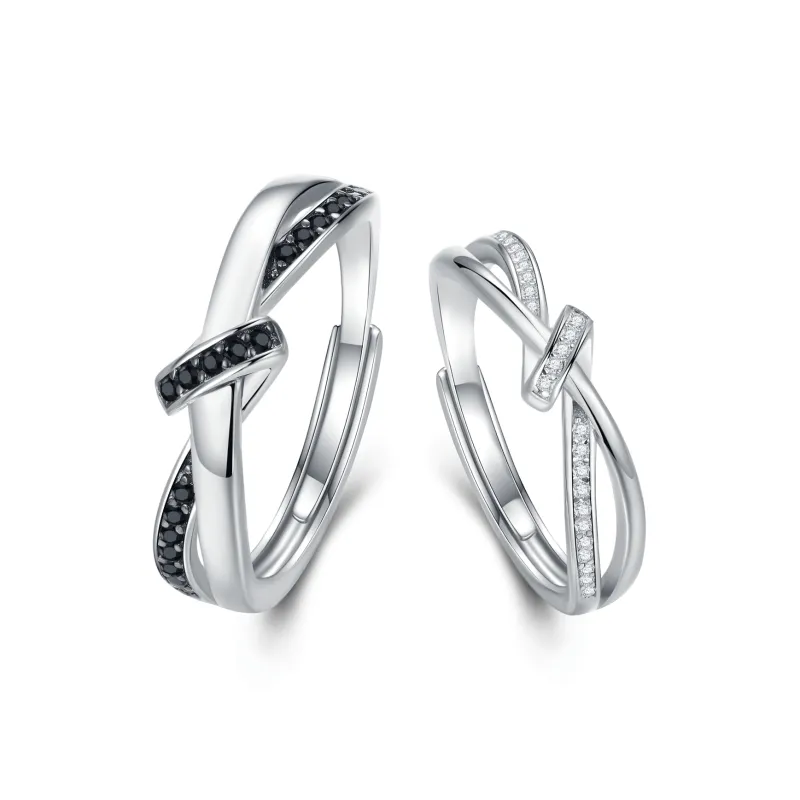 TIMEBOTTLE S925 Silver Rings Unisex-14