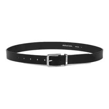 Paul Smith - Leather Belts Unisex Black -