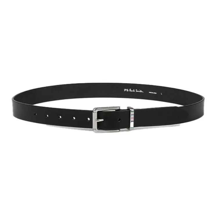 Paul Smith - Leather Belts Unisex Black --0