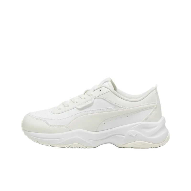 PUMA Cilia Mode Anti Slip Wear Resistant Low Top Running Shoes Women's White-0