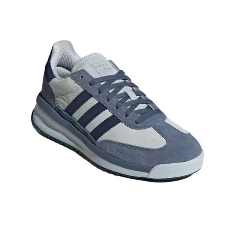 Adidas Originals SL 72 Anti Slip Wear Resistant Low Top Casual Running Shoes Unisex Blue White-2