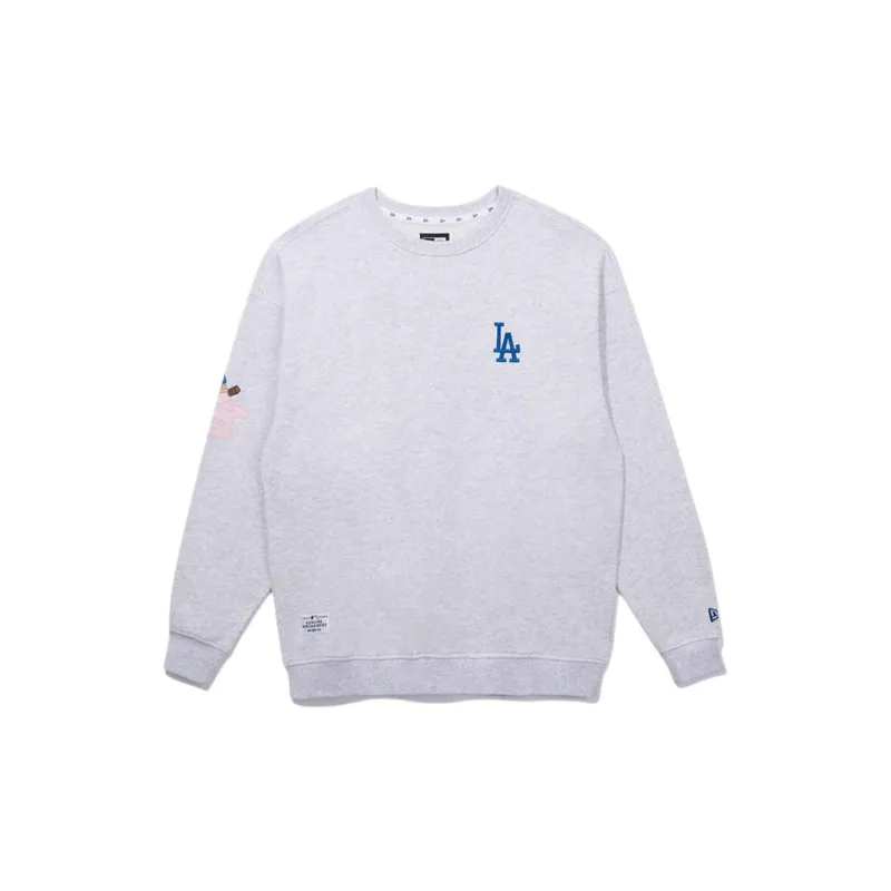 New Era Los Angeles Dodgers Sweatshirts Men Gray-1
