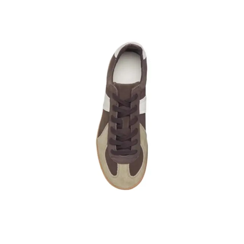 Norman Walsh Breathable Lightweight Low Top Running Shoes Unisex Brown Green-3