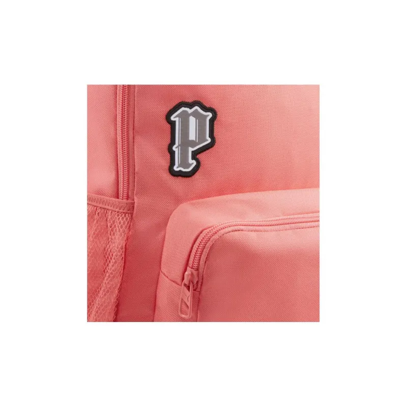 PUMA Fabric Backpack Unisex Orange Red-3