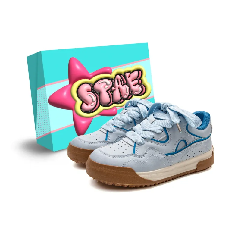 STAE Anti-Slip Wear-Resistant Low-Top Skateboard Shoes Women's Box Included-0