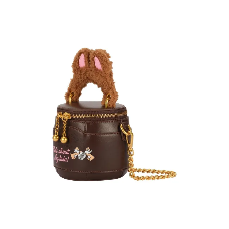 AJIDOU Artificial Leather Shoulder Bag, Crossbody Bag, Handbag Small Size Women's Coffee-1