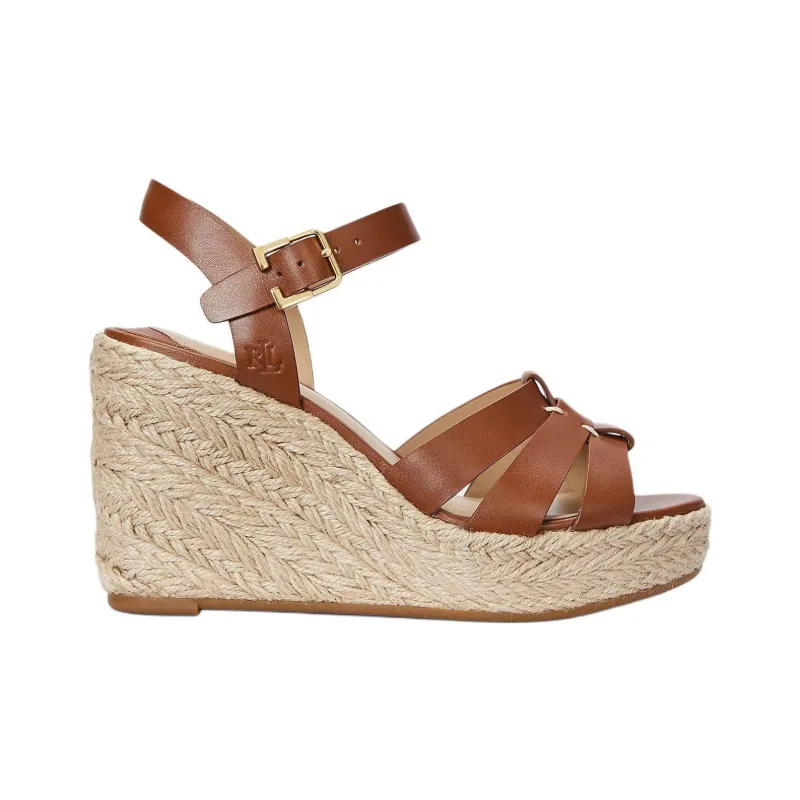 LAUREN RALPH LAUREN Soffia Strap Sandals 7cm Women's Brown-1