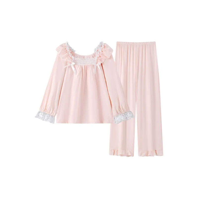Maultiay Pajama Set Women's Pink-0