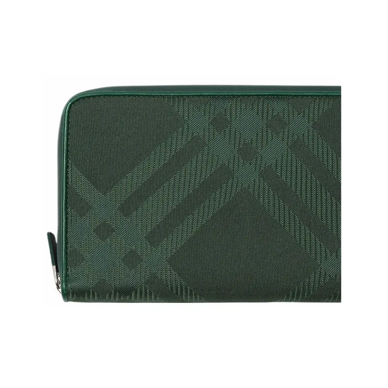 Burberry Polyamide And Polyester Blend Wallet Large Size Men's Vine Green-4